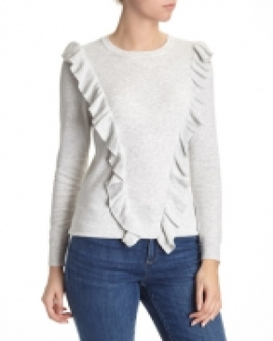 Ruffle V Jumper