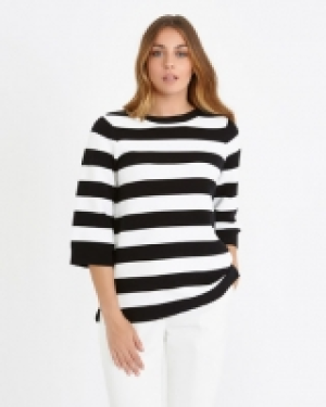Gallery Ottoman Rib Stripe Jumper