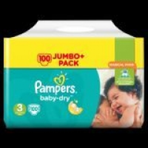 Baby Dry Jumbo+ Nappy Range 30.00 €