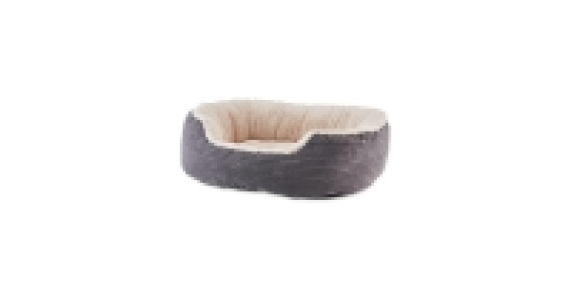 Pet Collection Oval Grey Pet Bed