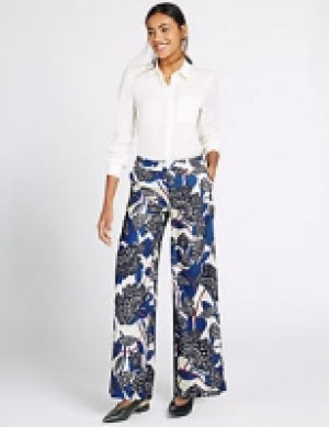 Printed Wide Leg Trousers 42.00&nbsp;&euro;