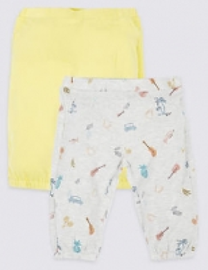 2 Pack Jersey Trousers 13.50 €