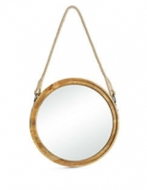 Wooden Round Mirror 75.00 €