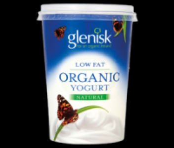 Glenisk Organic Natural Yoghurt Low Fat 500g