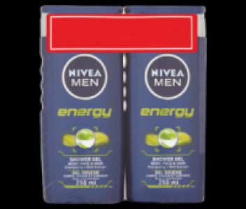 Nivea Men Energy Shower Gel Twin Pack