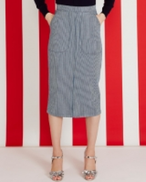 Savida Breton Denim Skirt