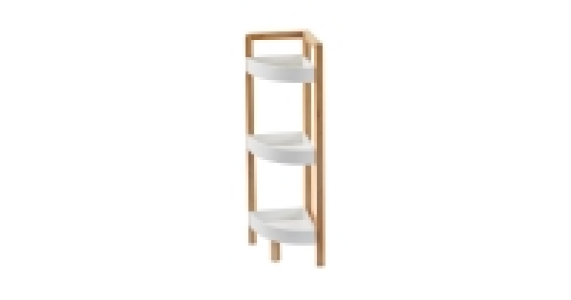 Home Creations Bamboo Corner Rack