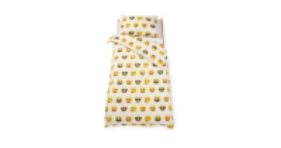 Aldi  Emoji® Faces Single Duvet Set