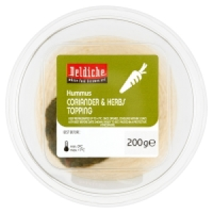 Deldiche Hummus Coriander & Herbs Topping