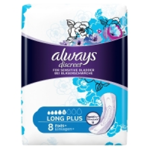 Always Discreet Long + Pads