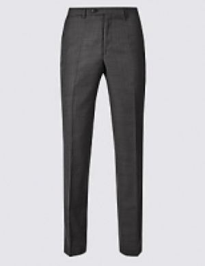 Tailored Fit Pure Wool Textured Trousers 135.00 €
