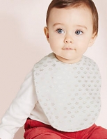 Marks and Spencer  2 Pack Woven Crown Bibs