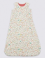 Marks and Spencer  Pure Cotton All Over Print 2.5 Tog Sleeping Bag