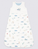 Marks and Spencer  Pure Cotton 2.5 Tog Rabbit All Over Print Sleeping Bag