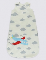 Marks and Spencer  1.2 Tog Pure Cotton Applique Baby Sleeping Bag