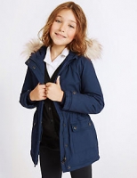 Marks and Spencer  Pure Cotton Faux Fur Parka (3-16 Years)