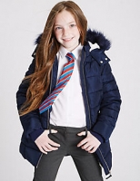 Marks and Spencer  Faux Fur Padded Coat (3-16 Years)