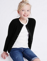 Marks and Spencer  Pure Cotton Ribbed Cardigan (3-14 Years)