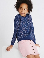 Marks and Spencer  Floral Print Sweatshirt (3-14 Years)