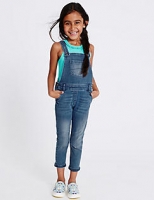 Marks and Spencer  Cotton Denim Long Leg Dungaree with Stretch (3 Months - 5 Ye