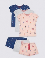 Marks and Spencer  3 Pack Pyjamas (9 Months - 8 Years)