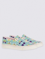Marks and Spencer  Kids Butterfly Print Trainers
