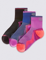 Marks and Spencer  3 Pairs of Sports Socks (3-14 Years)