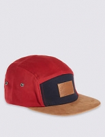 Marks and Spencer  Kids Pure Cotton Panel Detail Hat