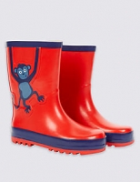 Marks and Spencer  Kids Monkey Wellington Boots