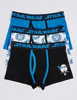 Marks and Spencer  3 Pack Star Wars Cotton Trunks with Stretch (2-16 Years)