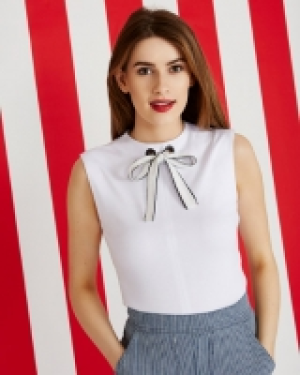 Savida Sleeveless Bow Top 20.00 €