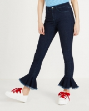 Savida Breton Frill Denim Jeans
