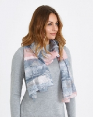 Gallery Foil Painterly Scarf