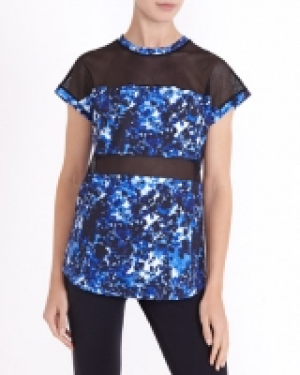 Mesh Print T-Shirt