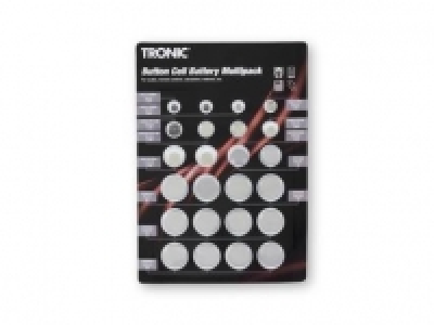 TRONIC Button Cell Battery Multipack 2.99 €