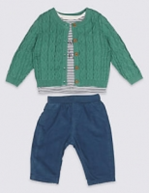 3 Piece Cardigan & Top with Trousers Outfit 27.00 €