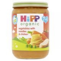 EuroSpar Hipp Organic Chicken Noodle/Apple Pudding/Mango & Apple