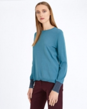 Carolyn Donnelly The Edit Stripe Cuff Sweater