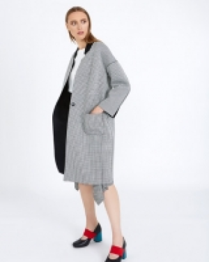 Carolyn Donnelly The Edit Bonded Check Coat