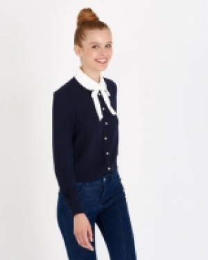 Savida Contrast Collar Blouse