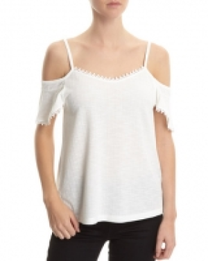 Textured Bardot Vest