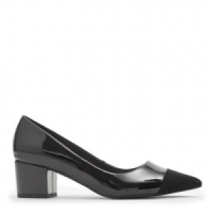 Toe Cap Low Heel Point Shoe