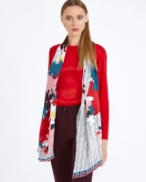 Carolyn Donnelly The Edit Splash Print Silk Scarf