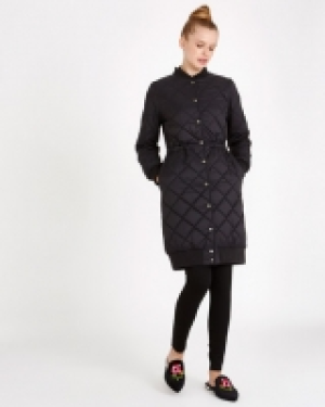 Savida Quilted Drawstring Waist Coat