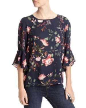 Print Frill Sleeve Top 20.00&nbsp;&euro;