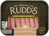 EuroSpar Rudds Irish Hand Tied Butcher Style Sausages