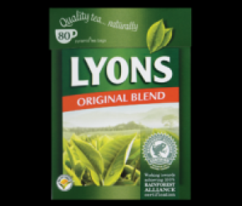 Lyons Tea Original 80 pce 250g