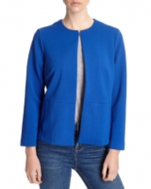 Unlined Round Neck Jacket