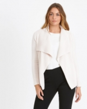 Gallery Angled Cotton Mix Cardigan