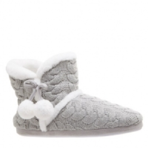 Cable Knit Booties